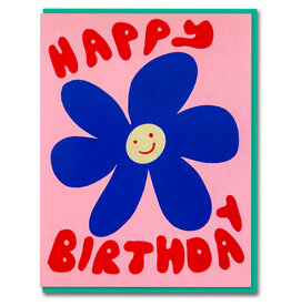 Joyful Wenskaart - BD Flower - Dubbele kaart + Envelop