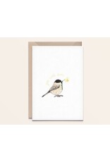 Kathings Wenskaart - Glanskop, Get well soon - Dubbele kaart + Envelop