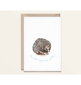 Kathings Wenskaart - Mierenegel, More Quirky! - Dubbele kaart + Envelop