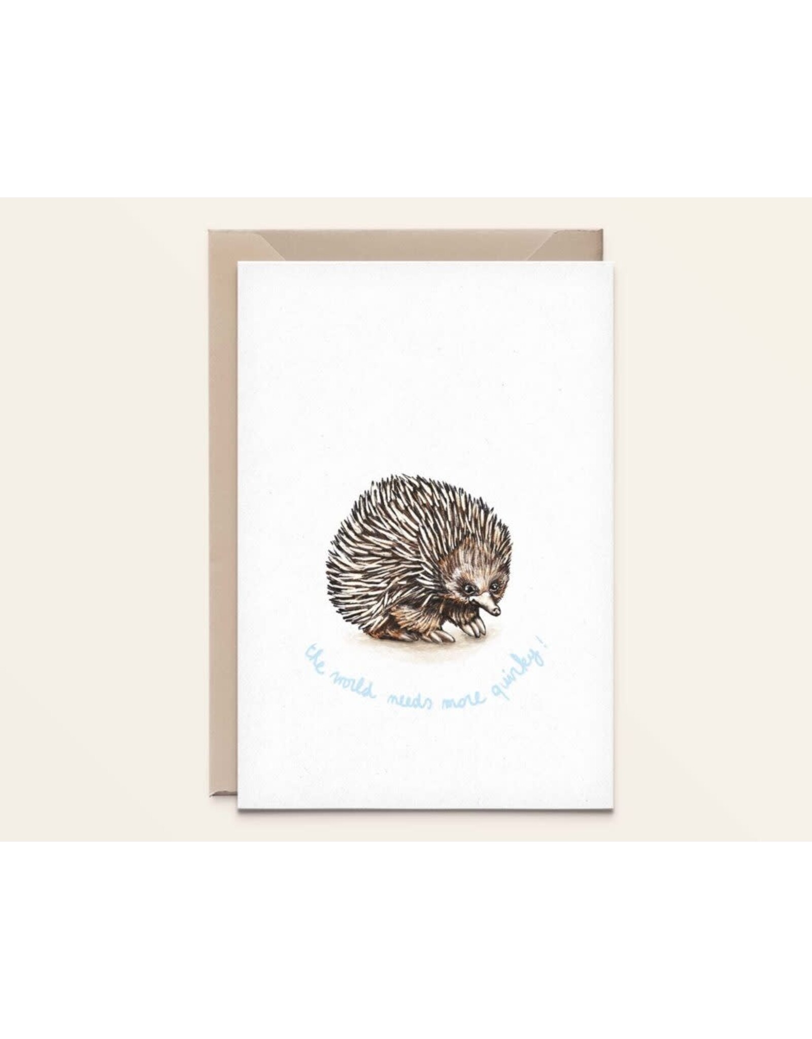 Kathings Wenskaart - Mierenegel, More Quirky! - Dubbele kaart + Envelop