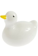 Rico Design Mini Eend, Wit - 3,8x2,8x4,5cm
