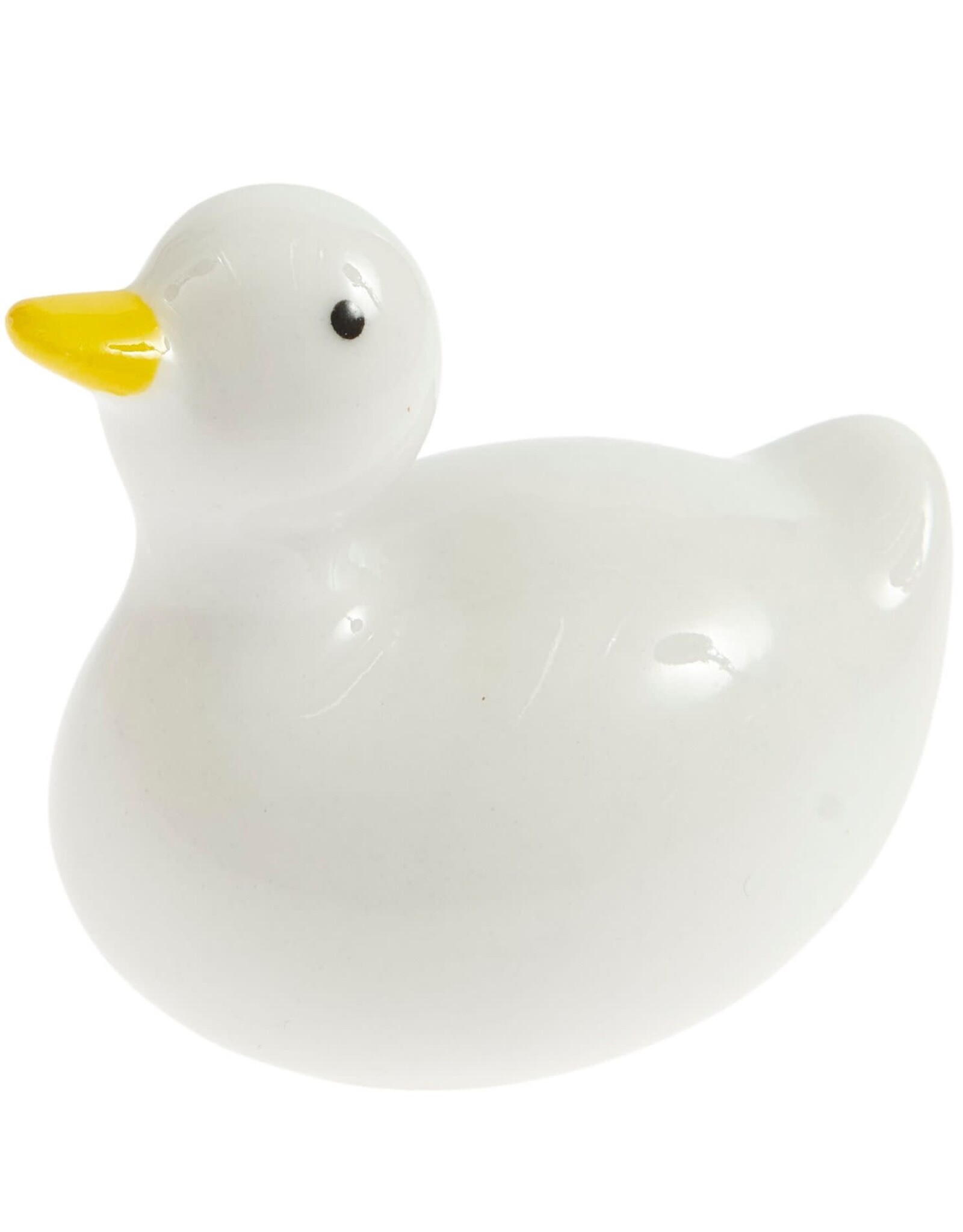 Rico Design Mini Eend, Wit - 3,8x2,8x4,5cm