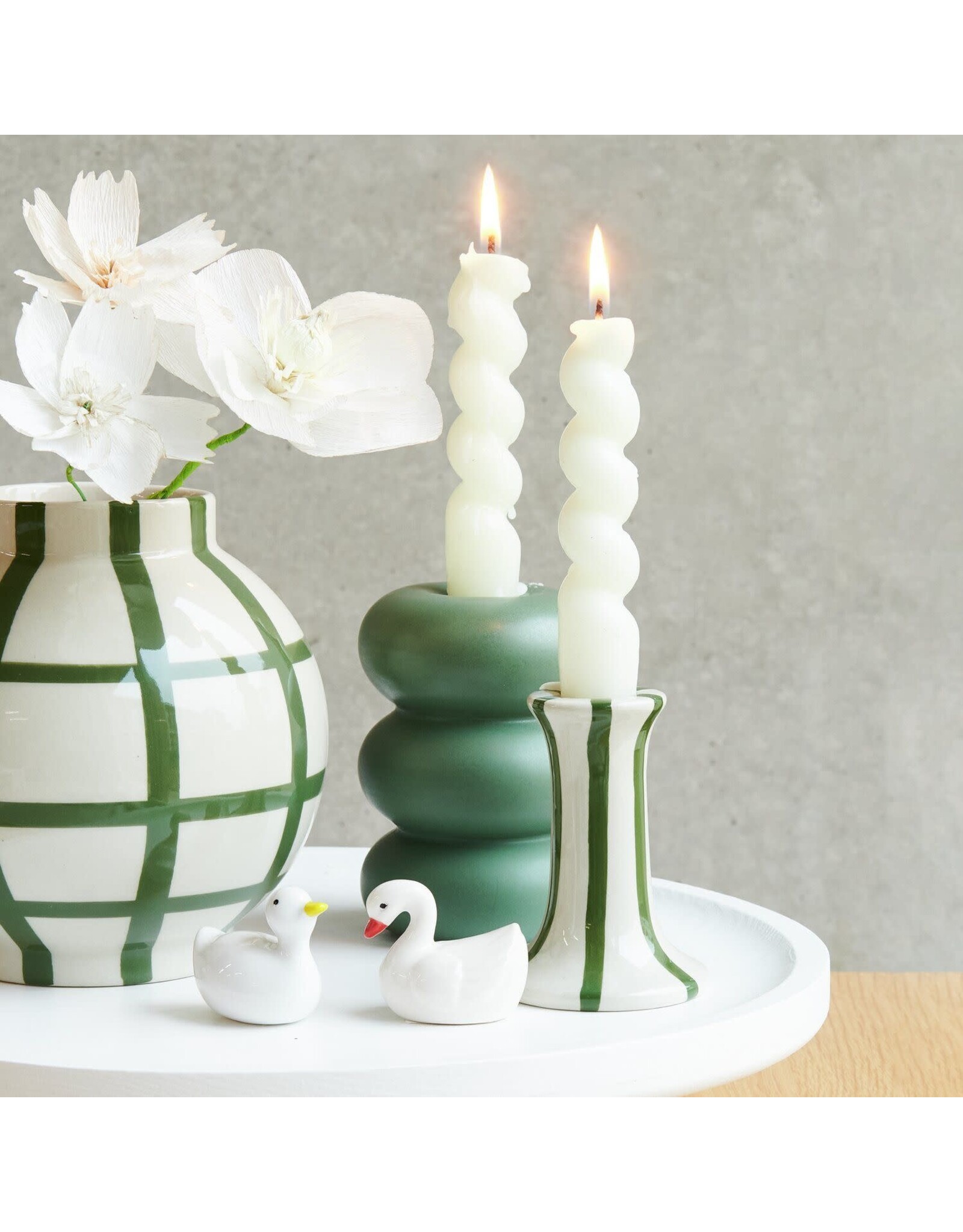 Rico Design Mini Eend, Wit - 3,8x2,8x4,5cm