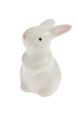 Rico Design Mini Konijntje Links, Wit - 4,8x2,8x3,8 cm