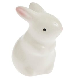 Rico Design Mini Konijntje Rechts, Wit - 4,8x2,8x3,3cm