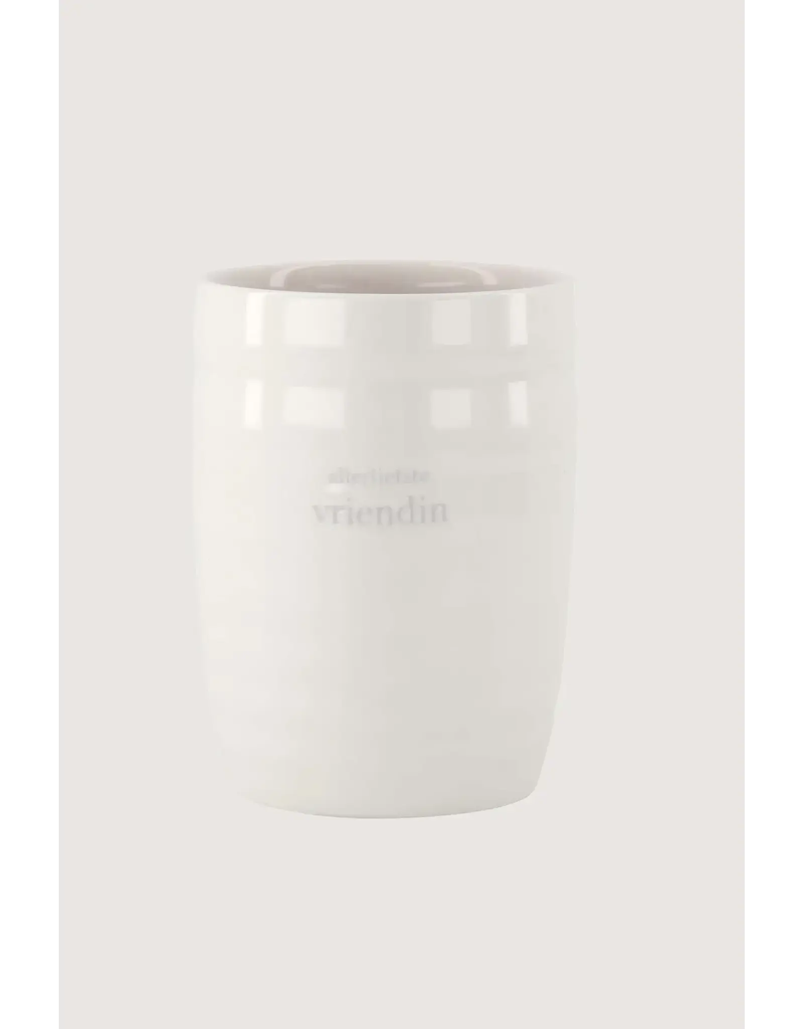 Zusss Koffiemok - Allerliefste vriendin, Lila - Ø7x9,5cm