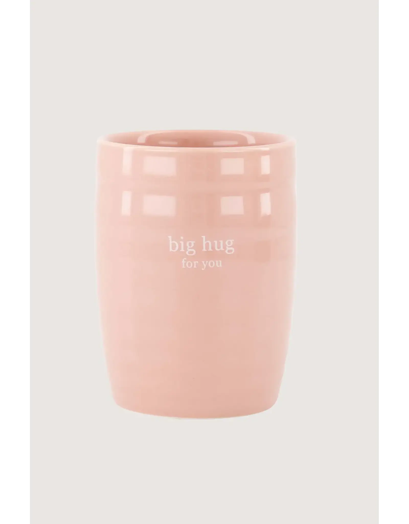 Zusss Koffiemok - Big Hug, Roze - Ø7x9,5cm