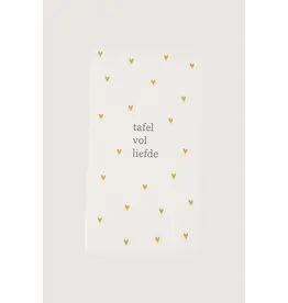 Zusss Servetten - Hartjes, Tafel vol liefde - 15st