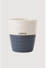 Zusss Koffiemok - Hartje, Blauw - Ø7,5x8,5cm