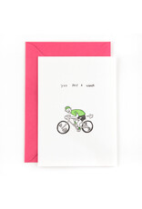Studio Flash Wenskaart - You are a winner - Letterpress Kaart + Envelop