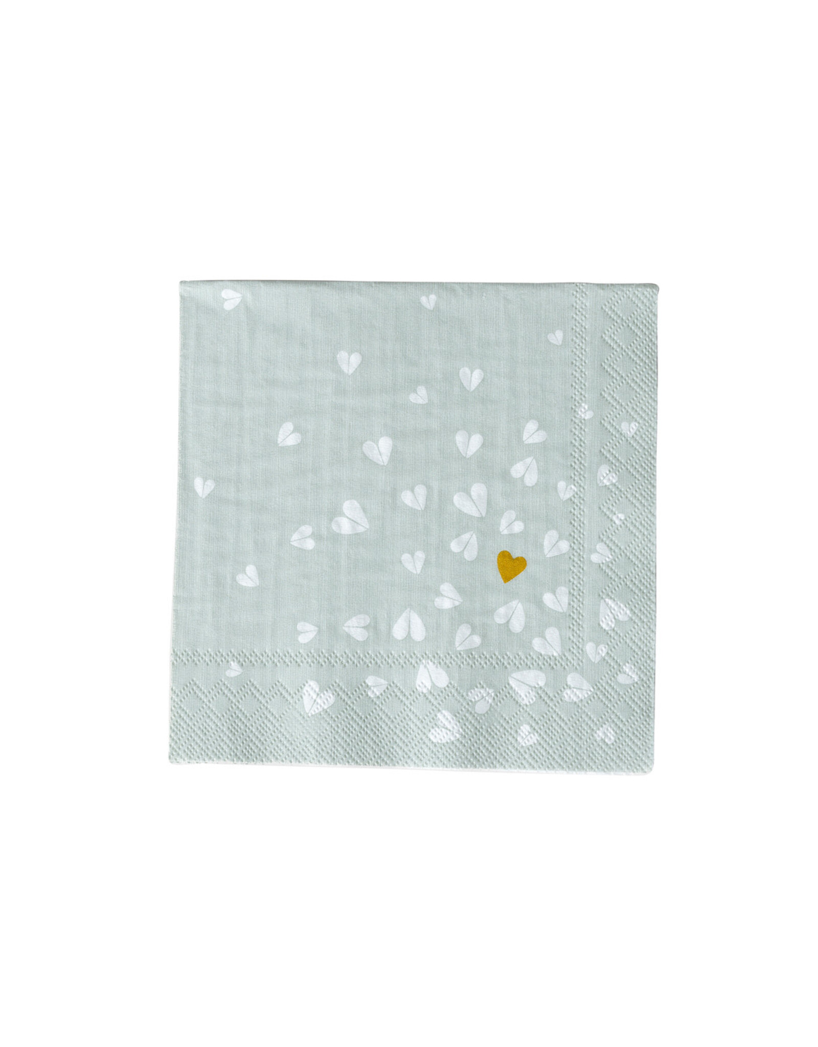 Raeder Servetten - Bladerende Hartjes - 20st