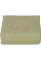 Raeder Mini Wandbordje - Zonnebloem -  Ø6,8cm