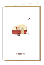 Studio Lin Wenskaart - Op avontuur - Dubbele kaart + Envelop