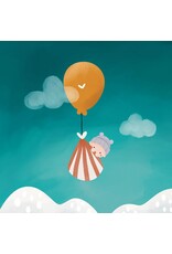 Studio Noorderlicht Wenskaart - Piep Kleintje - Dubbele kaart + Envelop