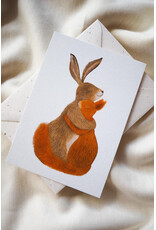 getekenddoorzusje Wenskaart - Cuddle - Postkaart + Envelop