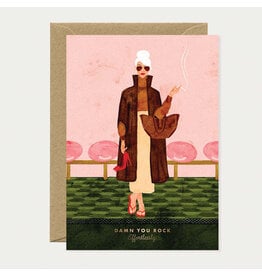 All The Ways to Say Wenskaart - Damn you rock - Dubbele kaart + Envelop