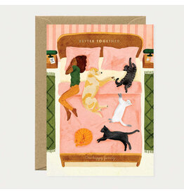 All The Ways to Say Wenskaart - Happy pets - Dubbele kaart + Envelop