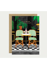 All The Ways to Say Wenskaart - Life is better debrief - Dubbele kaart + Envelop