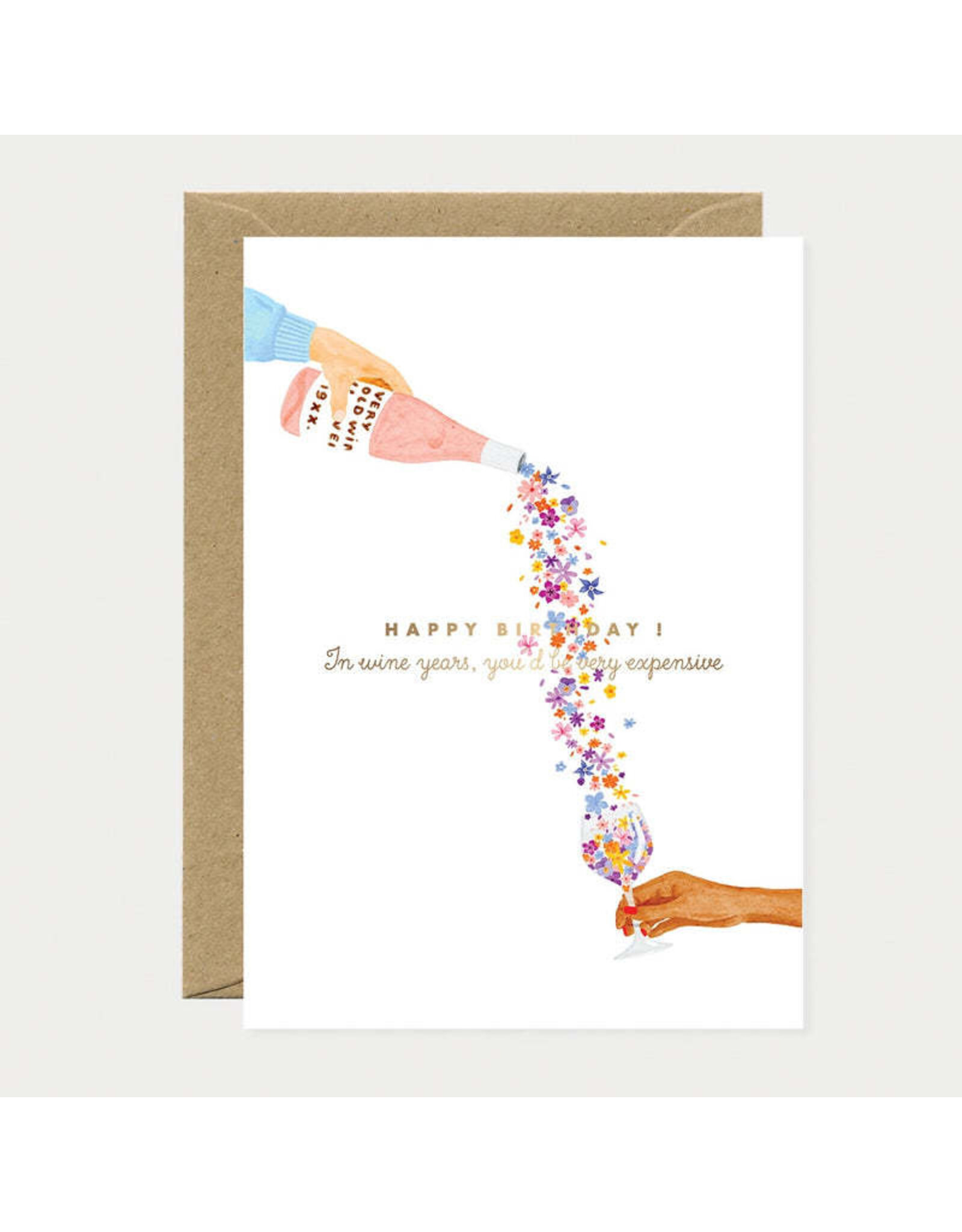 All The Ways to Say Wenskaart - Wine years - Dubbele kaart + Envelop