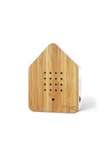 Zwitscherbox Zwitscherbox Bamboe - Geluiden: Merel - B 11 x H 14,5 x D 3,5 cm