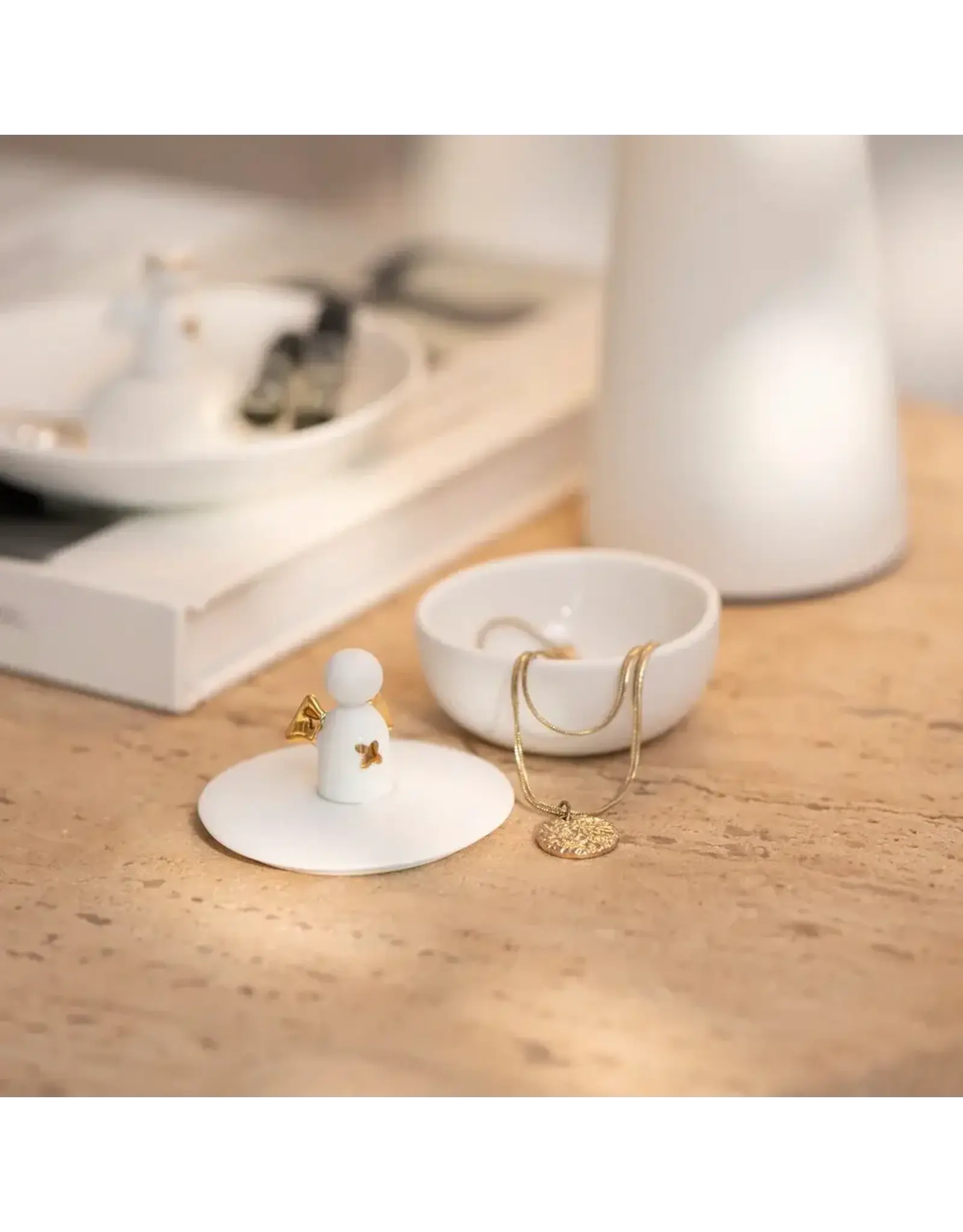 Raeder Doosje met Engeltje - Ø6x5,7 cm