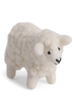 Gry & Sif Schaap - vilt - Wit - 8cm