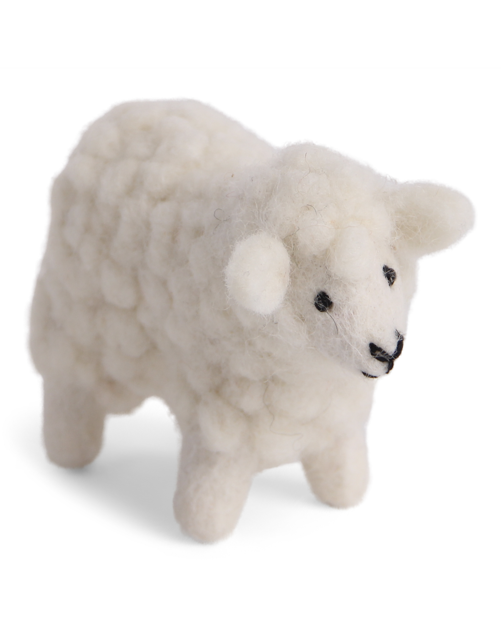 Gry & Sif Schaap - vilt - Wit - 8cm