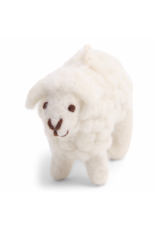 Gry & Sif Schaap - vilt - Wit - 8cm