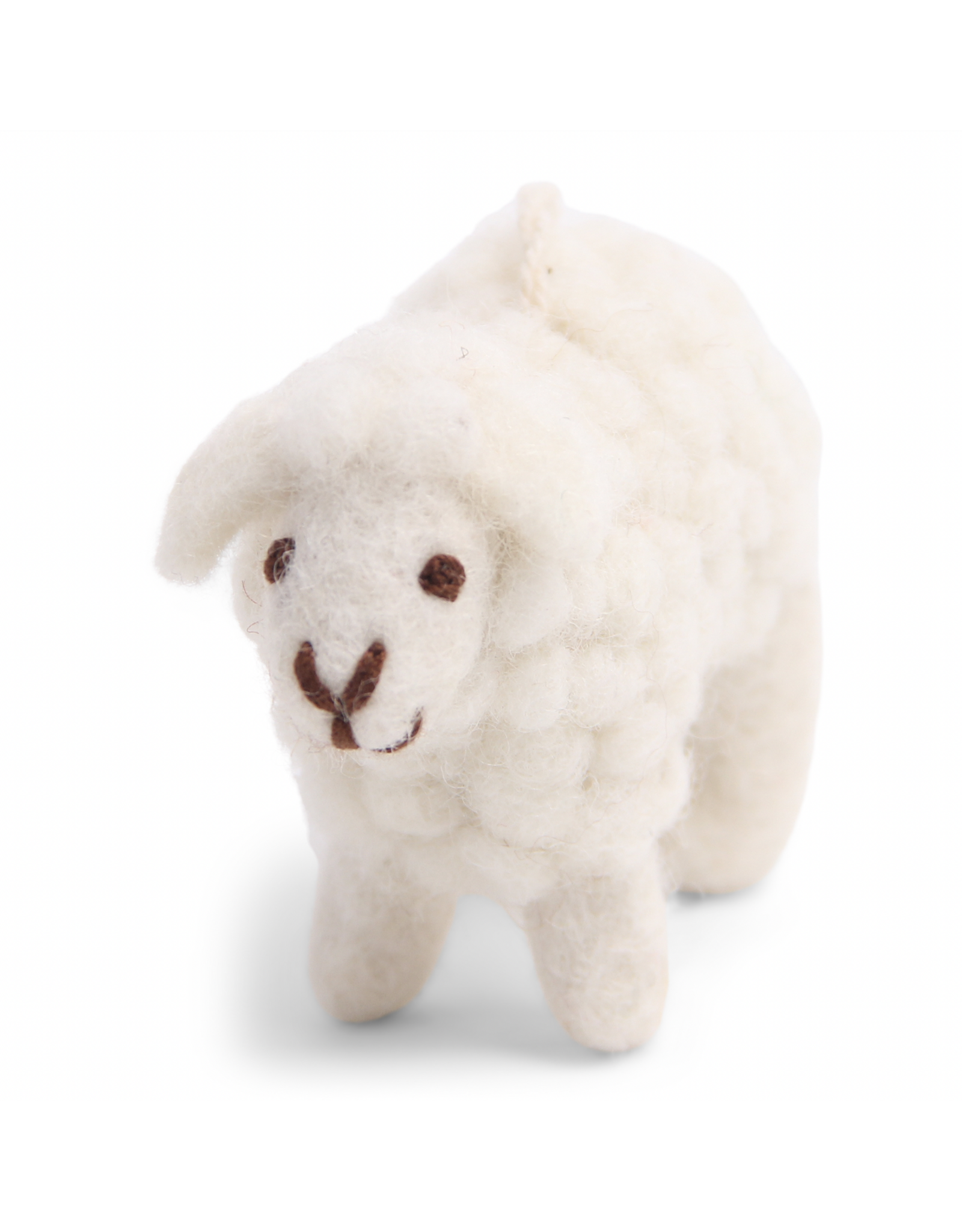 Gry & Sif Schaap - vilt - Wit - 8cm