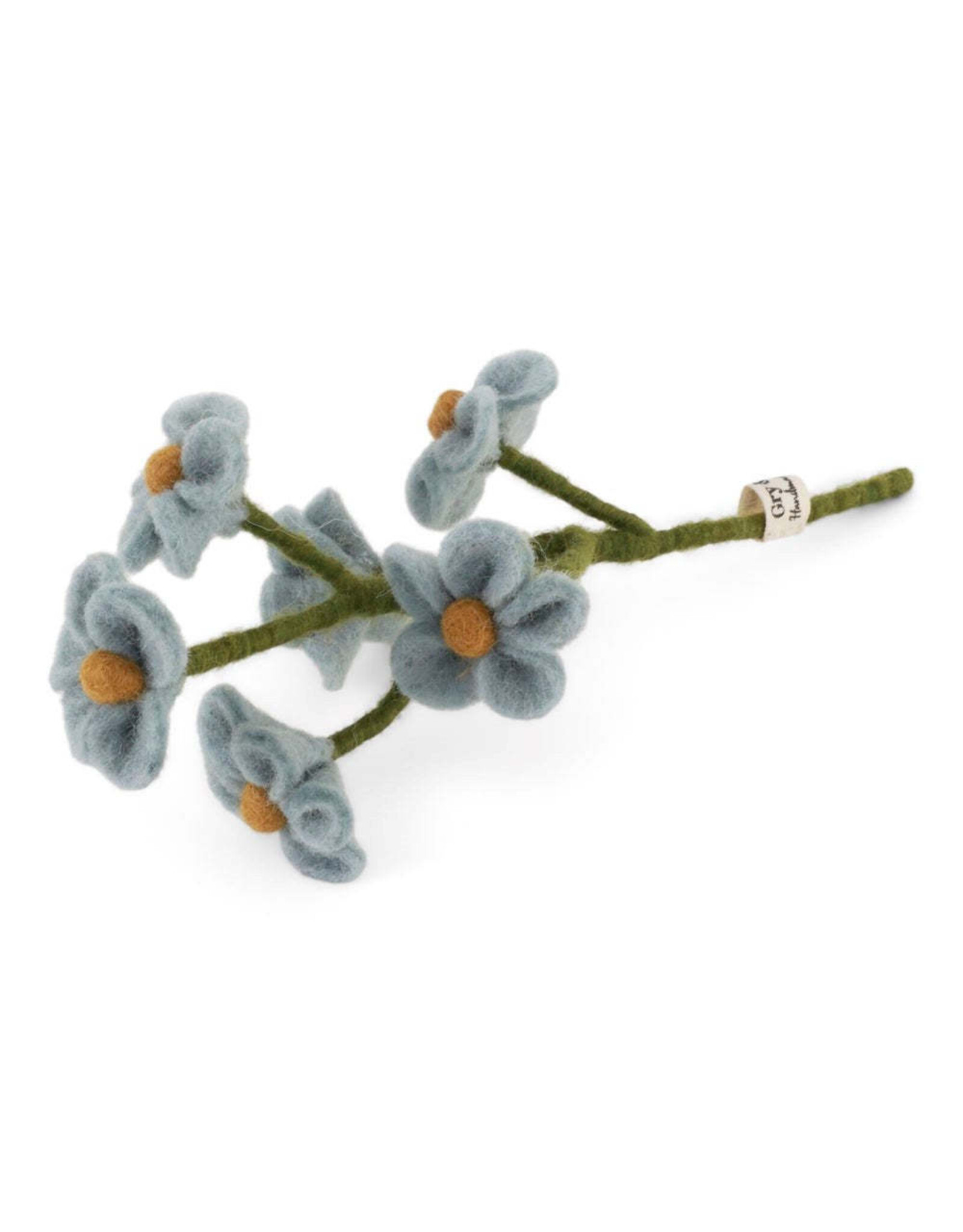 Gry & Sif Vilten Bloem - Vergeet-Me-Nietjes, Light blue