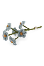 Gry & Sif Vilten Bloem - Vergeet-Me-Nietjes, Light blue