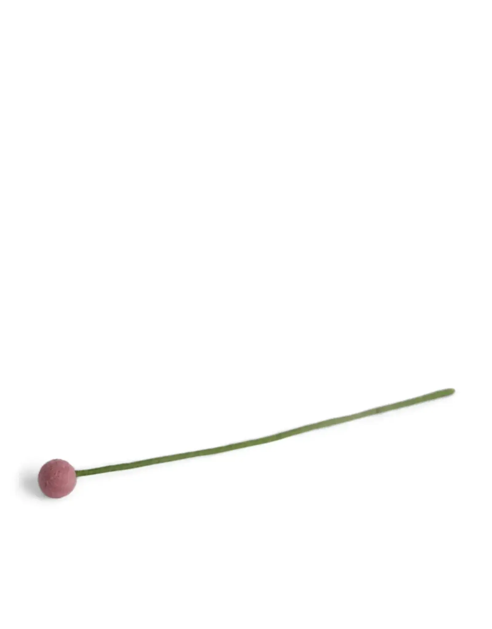 Gry & Sif Vilten Bloem - Bolletje, Dusty Pink - Ø 2x30cm