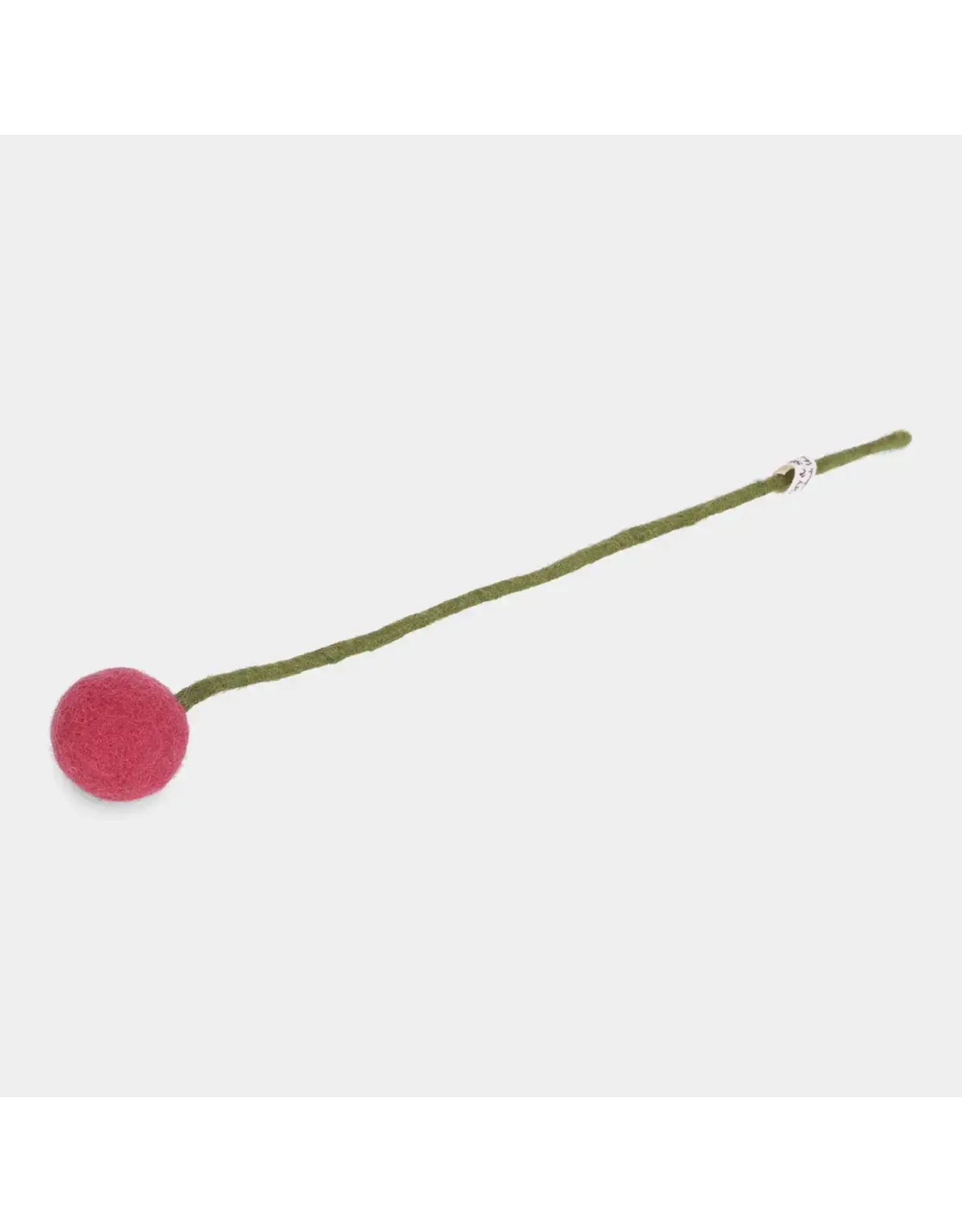 Gry & Sif Vilten Bloem - Bolletje, Melon - Ø 2x30cm