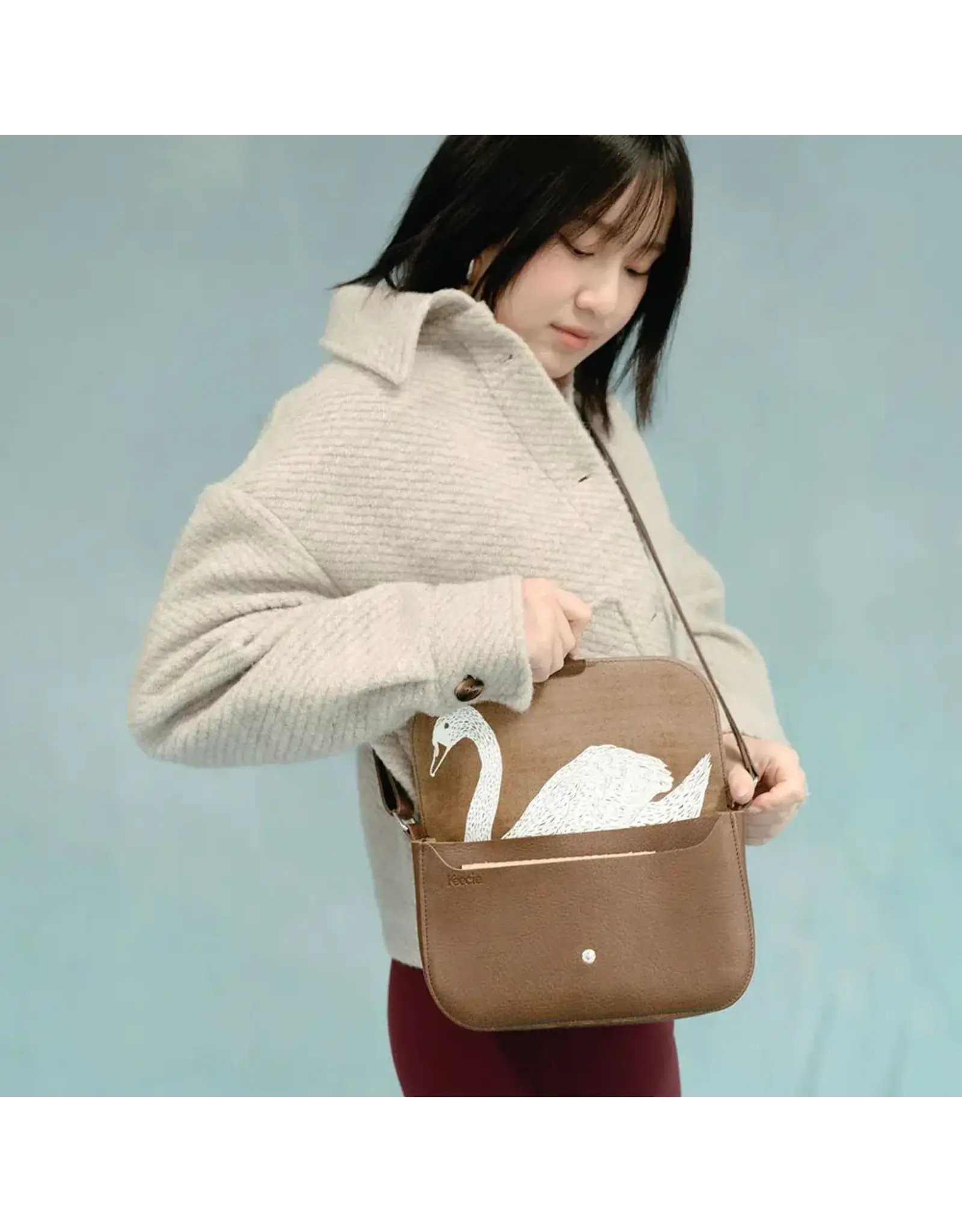 Keecie Wild Swan, Moss Used Look