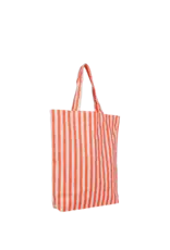 Kado Design Tote Bag - Stripes, Neon Oranje - 40x10x45cm