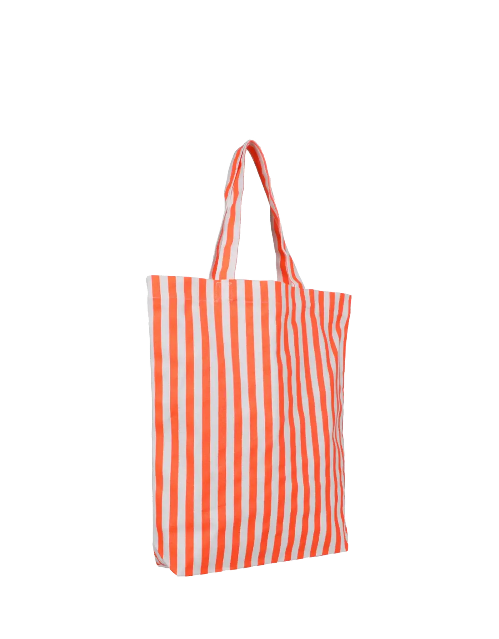 Kado Design Tote Bag - Stripes, Neon Oranje - 40x10x45cm