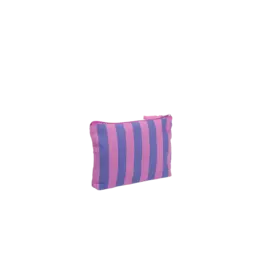 Kado Design Toilettasje - Stripes, Wisteria + Cornflower - 26x3x17,5