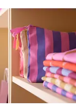 Kado Design Toilettasje - Stripes, Wisteria + Cornflower - 26x3x17,5