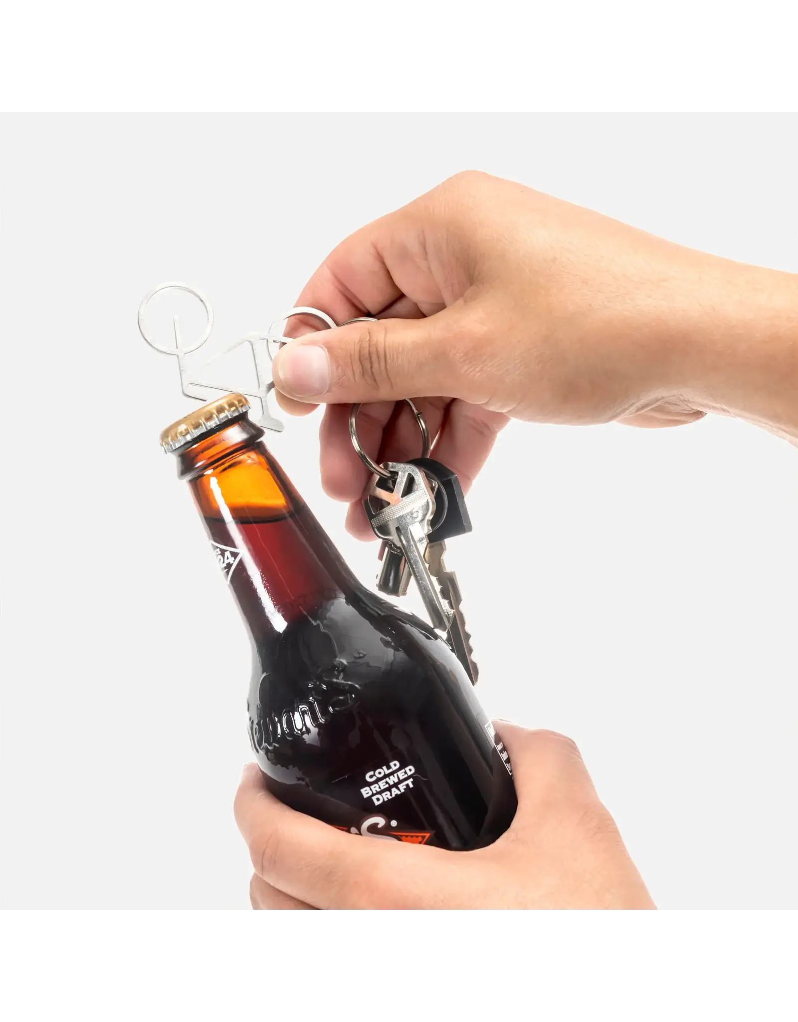 Kikkerland Sleutelhanger/ Bottle opener - Fiets