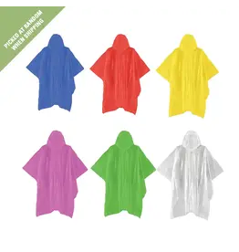 Kikkerland Emergency Rain Poncho