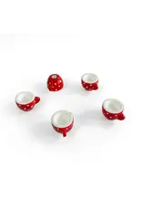 Interhal Retail Magneet Cup - Rood/Wit - 5st