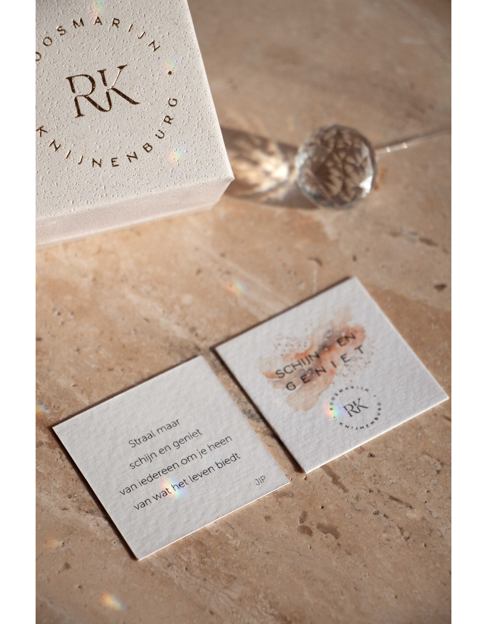 Roosmarijn Knijnenburg Zonnevanger, Schijn en geniet