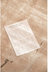 Roosmarijn Knijnenburg Doosje Gemis, Kaartjes