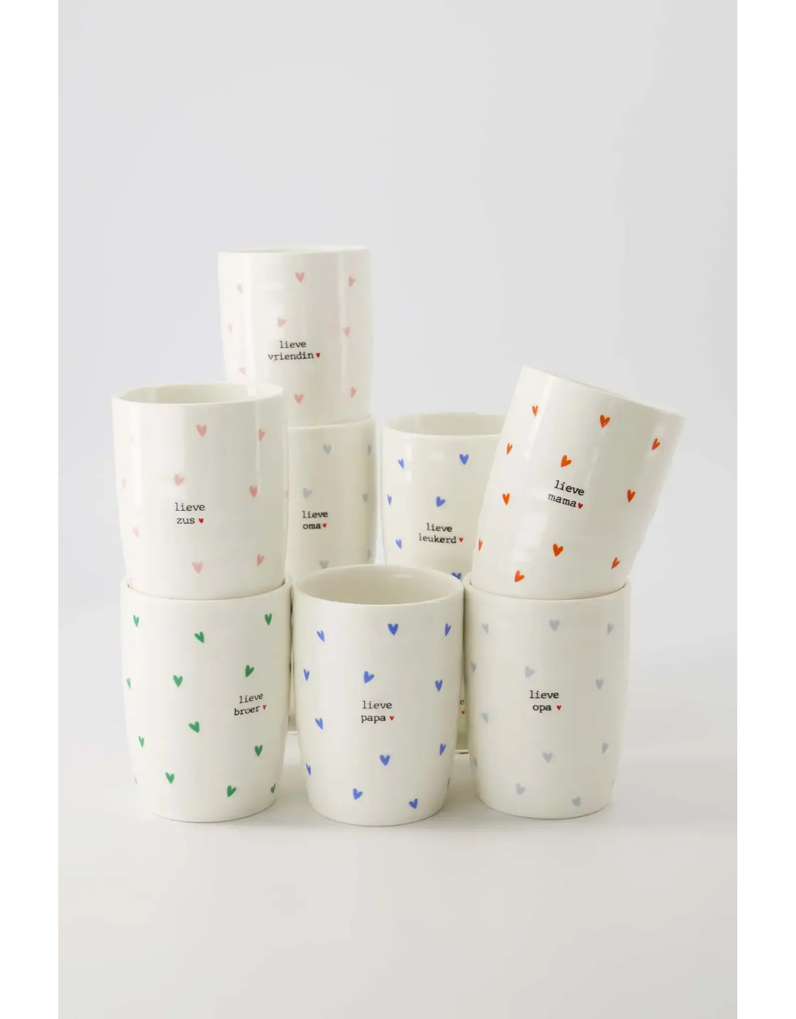 Zusss Koffiemok - Lieve zus - Ø 7 x 9,50cm