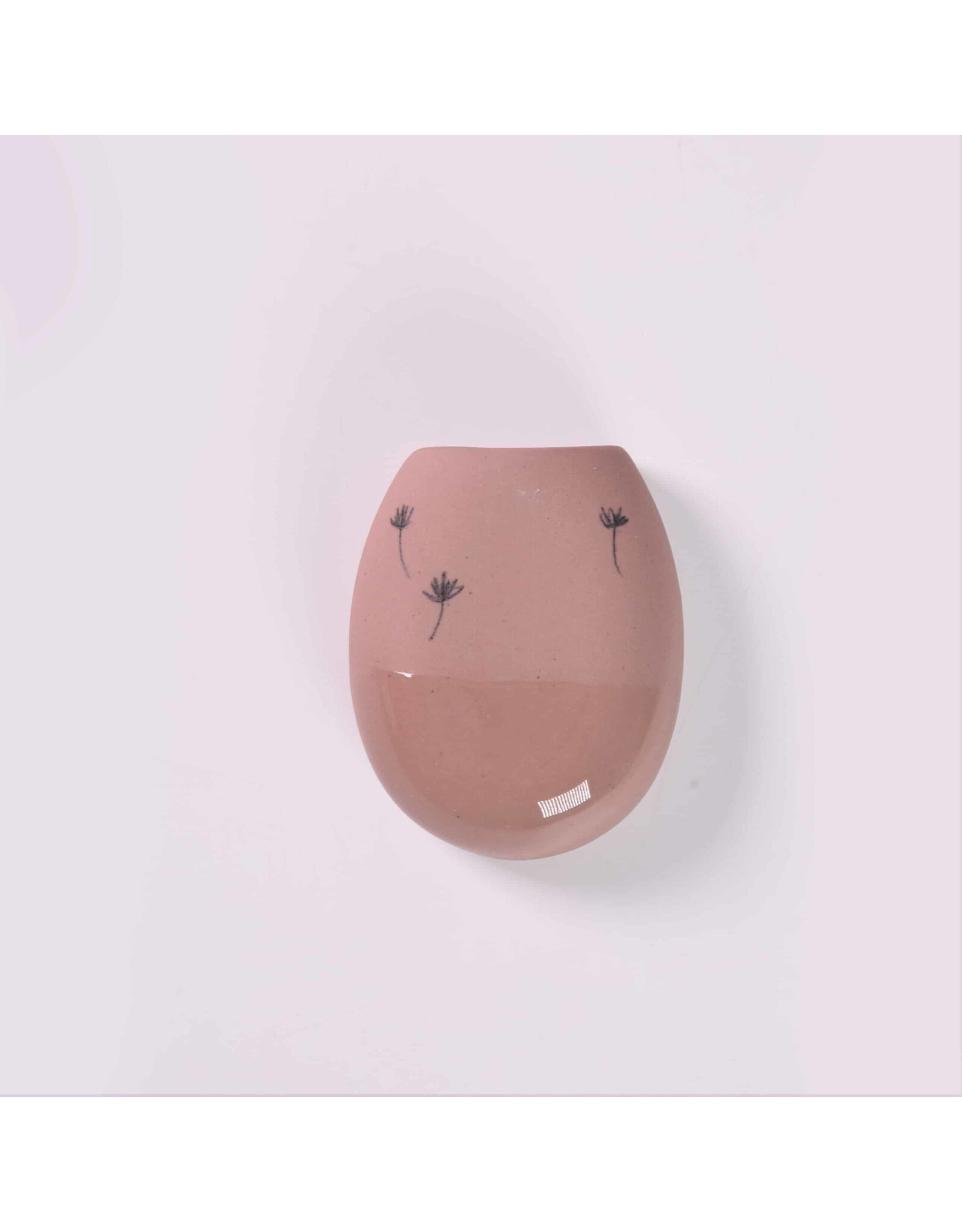 Studio Harm & Elke Muurvaasje Recycle, M - Old Pink/Brown - 5,5 x 7 x 3