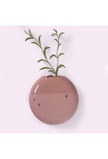 Studio Harm & Elke Muurvaasje Recycle, XL - Old Pink/Brown - 11  x  12 x 3