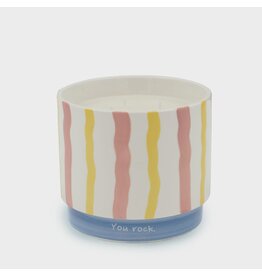 And Nook 2 in 1 Kaars & Bloempot - You Rock - Ø11x13cm