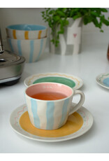 And Nook Bord, Swirly hearts - Set van 4 - Ø 15cm