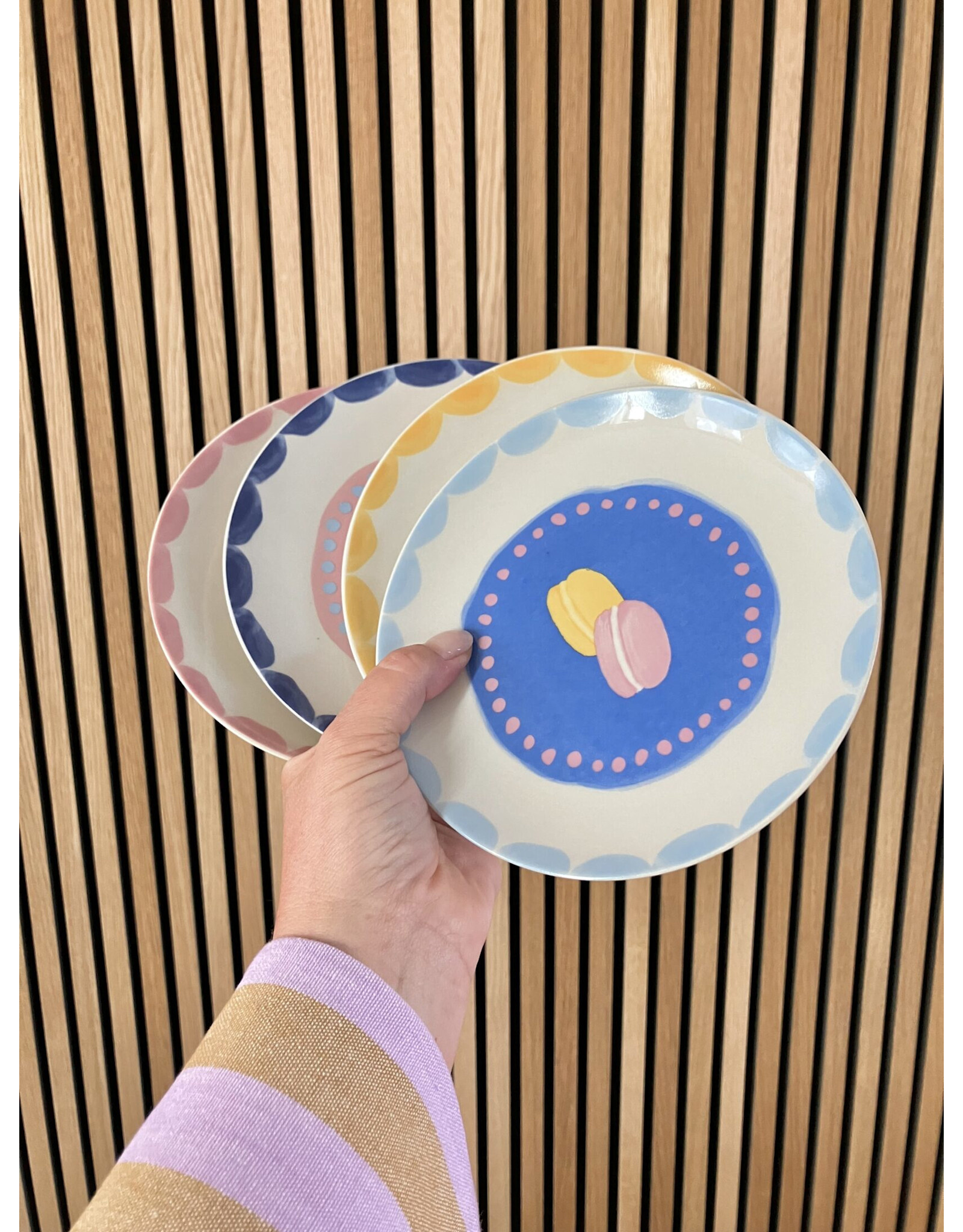 And Nook Bord, Sweet pastry - Set van 4 - Ø 15cm