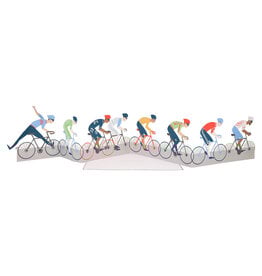 Meri Meri Wenskaart - Cycling Concertina Kaart + Envelope